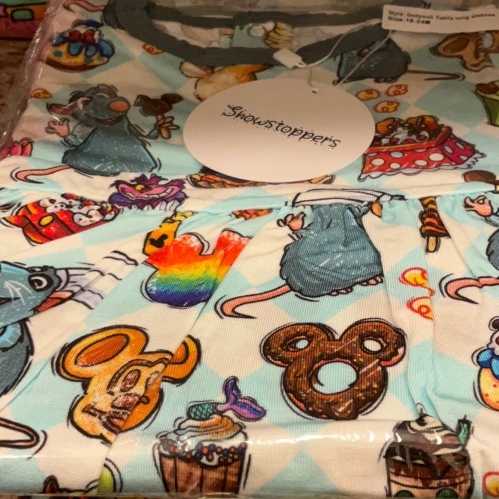 NIP Showstoppers Little Chef Ratatouille bodysuit twirl